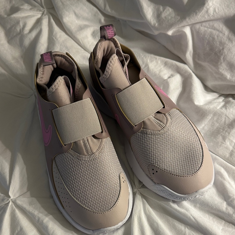 Nike Kids Pink and Tan Sneakers